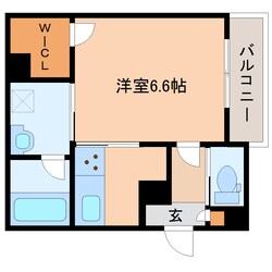 京終駅 徒歩8分 2階の物件間取画像